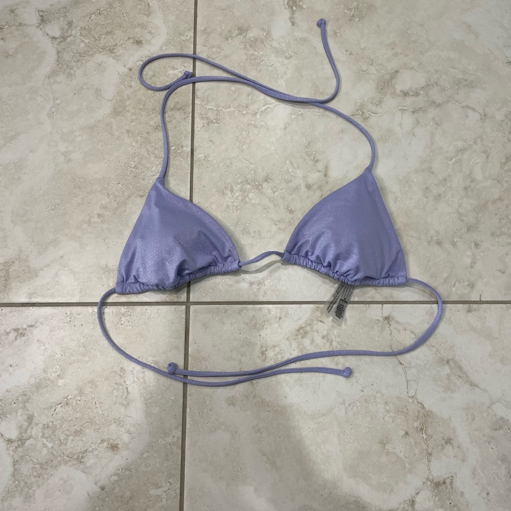Victorias Secret Purple Triangle Bikini Top